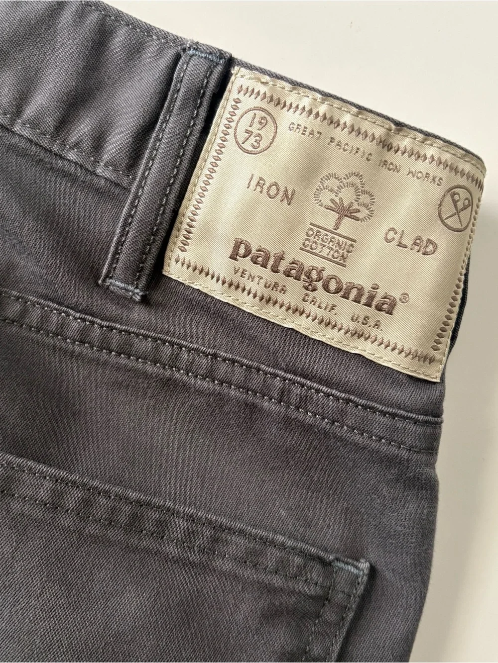 Patagonia Men's Dark Gray Straight-Fit Pants Size 30x30
